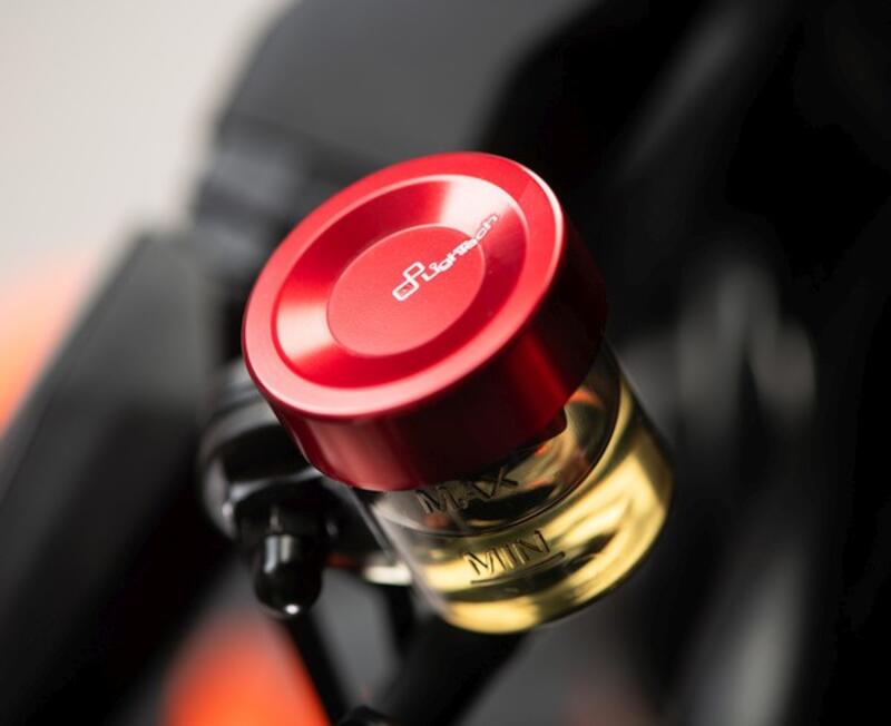Coperchio Pompa Freno/Frizione per Ducati, Ktm Rosso